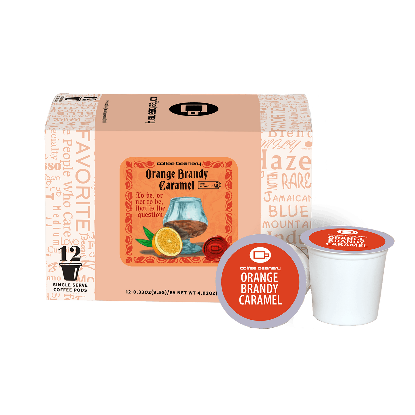Coffee Beanery Exclusive 12ct Pods / Regular / Automatic Drip Orange Brandy Caramel Flavored Coffee | April 2026