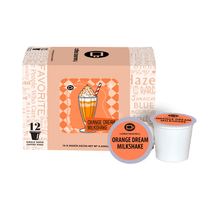 Coffee Beanery Exclusive 12ct Pods / Regular / Automatic Drip Orange Dream Milkshake Flavored Coffee | September 2026