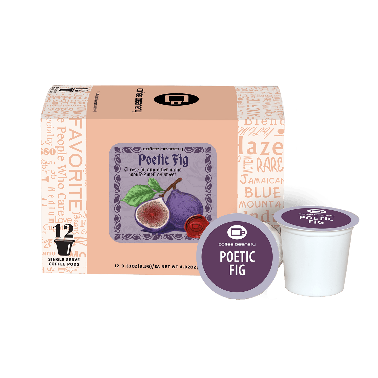 Coffee Beanery Exclusive 12ct Pods / Regular / Automatic Drip Poetic Fig Flavored Coffee | April 2026