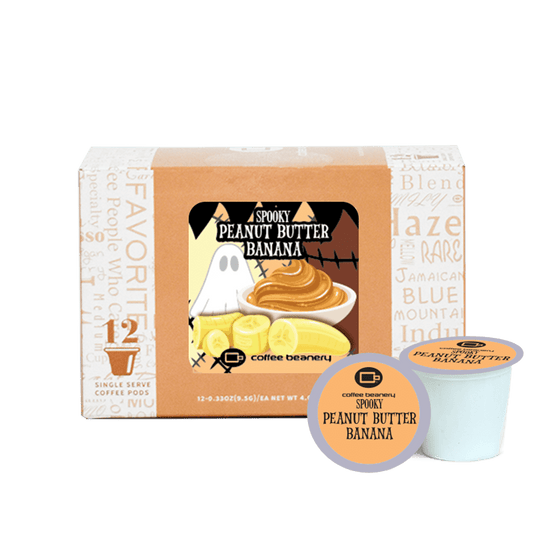 Coffee Beanery Exclusive 12ct Pods / Regular / Automatic Drip Spooky Peanut Butter Banana Flavored Coffee | October 2025