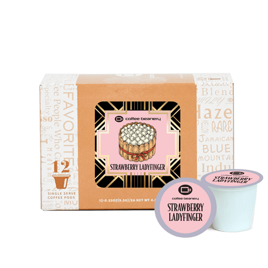 Coffee Beanery Exclusive 12ct Pods / Regular / Automatic Drip Strawberry Ladyfingers Flavored Coffee | August 2025