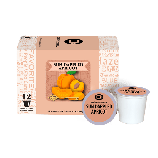 Coffee Beanery Exclusive 12ct Pods / Regular / Automatic Drip Sun Dappled Apricot Flavored Coffee | July 2026