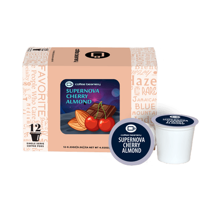 Coffee Beanery Exclusive 12ct Pods / Regular / Automatic Drip Supernova Cherry Almond Flavored Coffee | June 2026