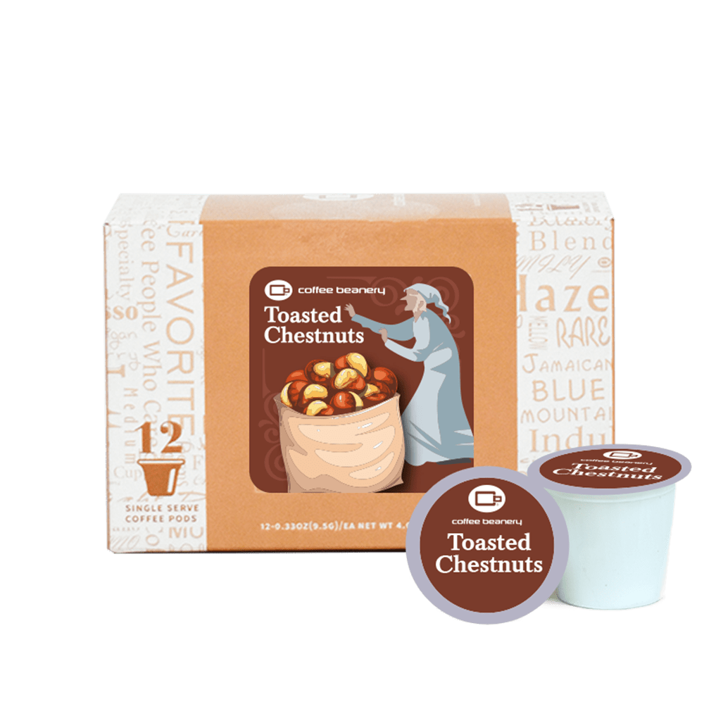 Coffee Beanery Exclusive 12ct Pods / Regular / Automatic Drip Toasted Chestnut Flavored Coffee | December 2025