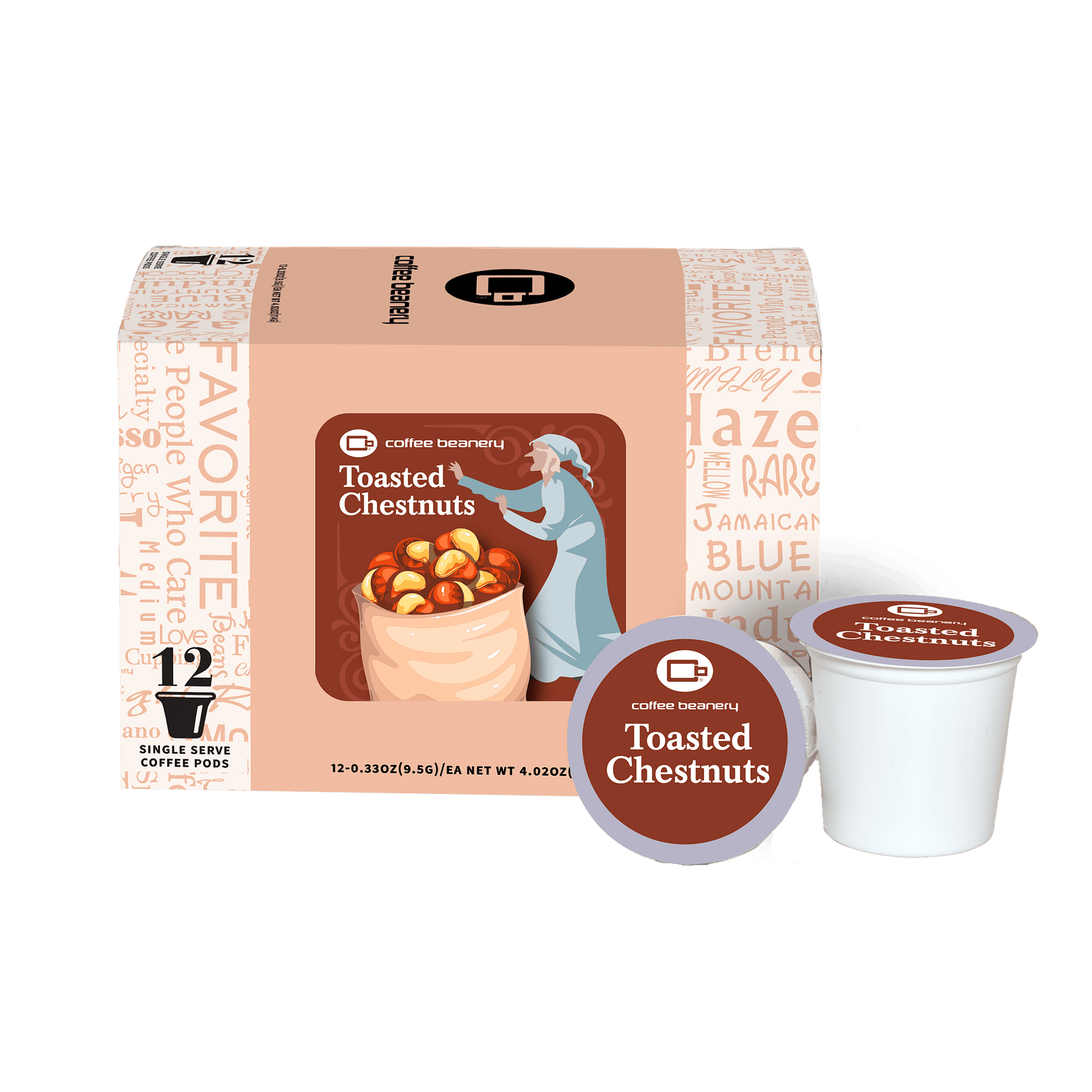 Coffee Beanery Exclusive 12ct Pods / Regular / Automatic Drip Toasted Chestnut Flavored Coffee | December 2025