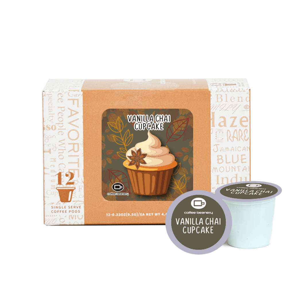 Coffee Beanery Exclusive 12ct Pods / Regular / Automatic Drip Vanilla Chai Cupcake Flavored Coffee | November 2025
