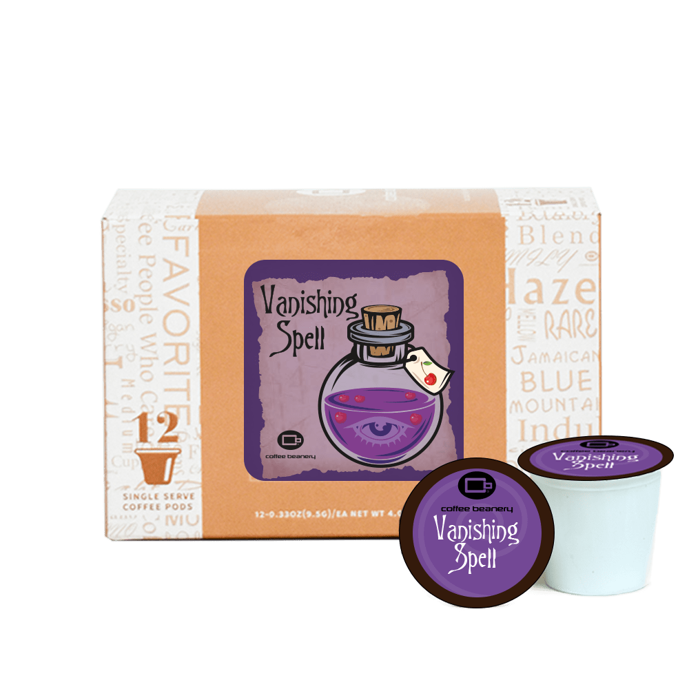 Coffee Beanery Exclusive 12ct Pods / Regular / Automatic Drip Vanishing Spell Cherry Flavored Coffee | October 2023 Exclusive