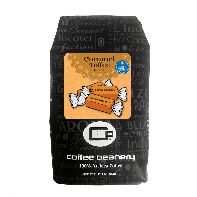 Coffee Beanery Exclusive 12oz / Decaf / Automatic Drip Caramel Toffee Flavored Coffee | August 2026