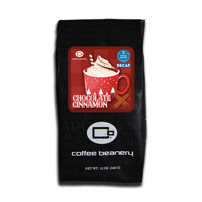 Coffee Beanery Exclusive 12oz / Decaf / Automatic Drip Chocolate Cinnamon Cocoa Flavored Coffee | January 2024