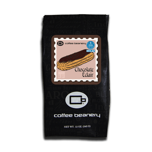 Coffee Beanery Exclusive 12oz / Decaf / Automatic Drip Chocolate Éclair Flavored Coffee | February 2024
