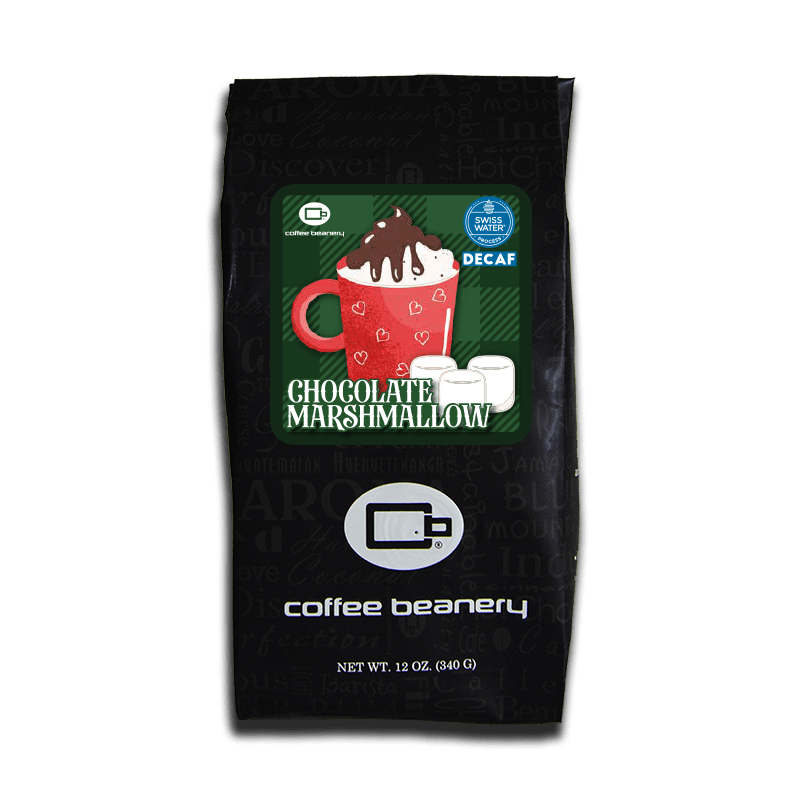 Coffee Beanery Exclusive 12oz / Decaf / Automatic Drip Chocolate Marshmallow Cocoa Flavored Coffee | January 2024