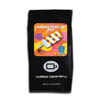 Coffee Beanery Exclusive 12oz / Decaf / Automatic Drip Orange Push Pop Flavored Coffee | September 2023