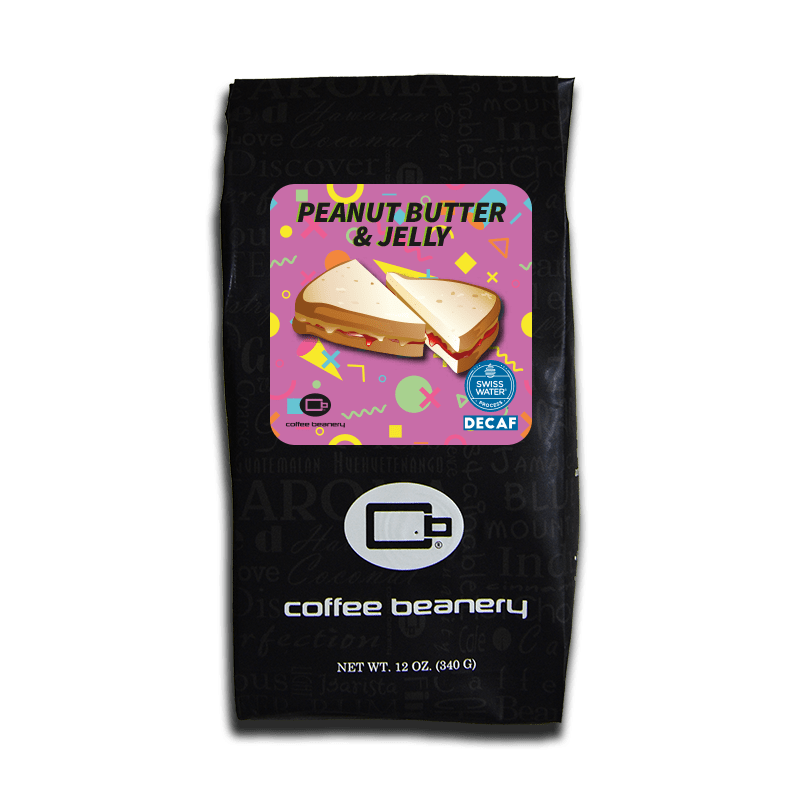 Coffee Beanery Exclusive 12oz / Decaf / Automatic Drip Peanut Butter and Jelly Flavored Coffee | September 2023