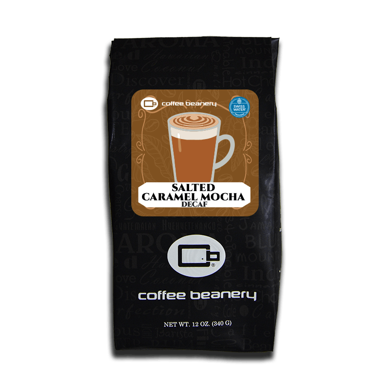 Coffee Beanery Exclusive 12oz / Decaf / Automatic Drip Salted Caramel Mocha Flavored Coffee | January 2026