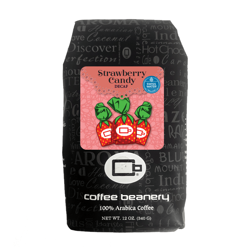 Coffee Beanery Exclusive 12oz / Decaf / Automatic Drip Strawberry Candy Flavored Coffee | August 2026