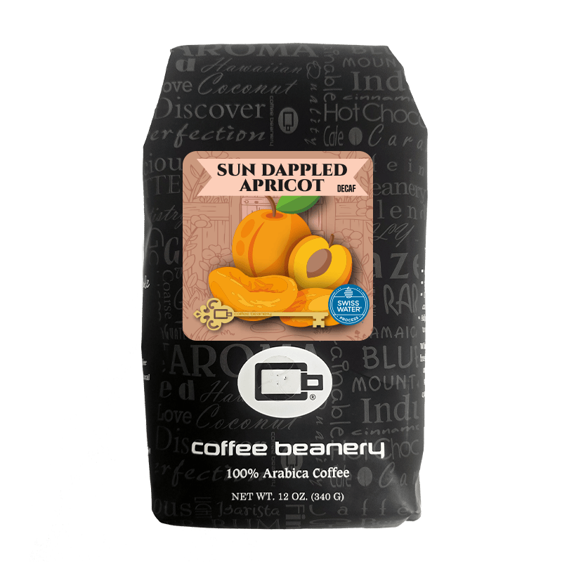 Coffee Beanery Exclusive 12oz / Decaf / Automatic Drip Sun Dappled Apricot Flavored Coffee | July 2026