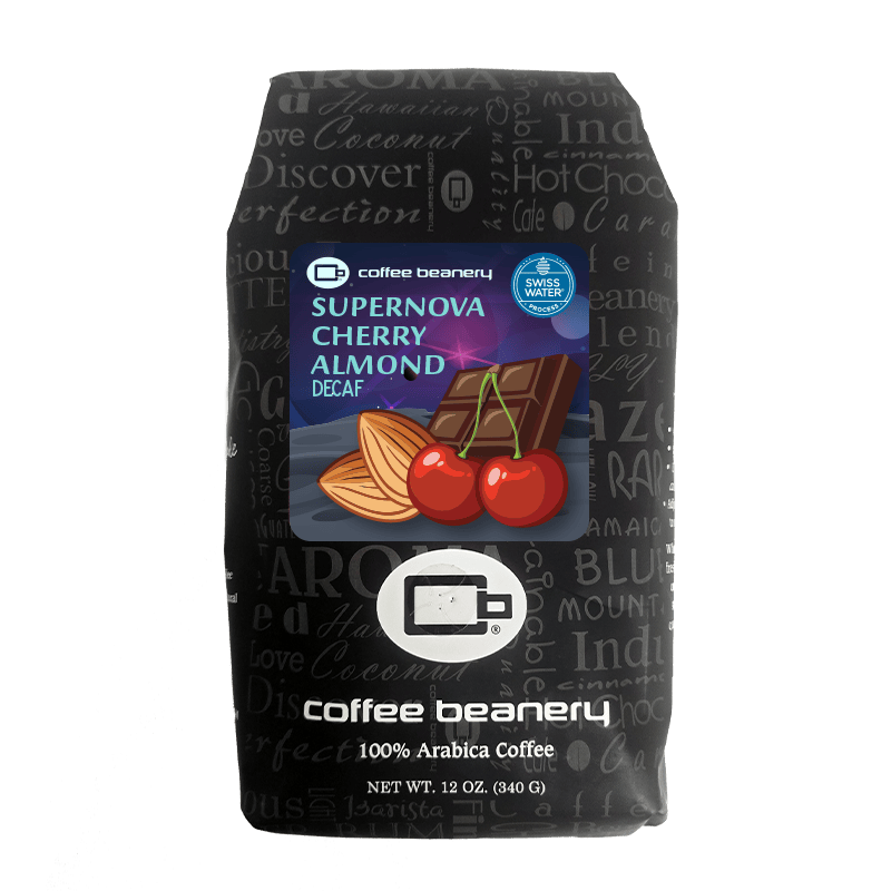 Coffee Beanery Exclusive 12oz / Decaf / Automatic Drip Supernova Cherry Almond Flavored Coffee | June 2026