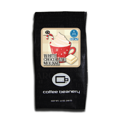 Coffee Beanery Exclusive 12oz / Decaf / Automatic Drip White Chocolate Mousse Cocoa Flavored Coffee | January 2024