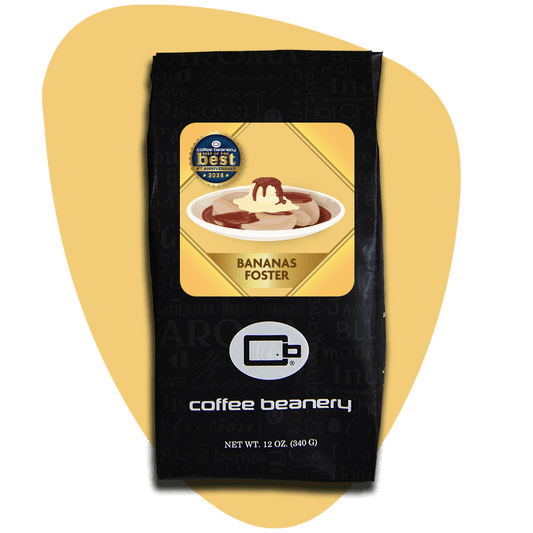 Coffee Beanery Exclusive 12oz / Regular / Automatic Drip Bananas Foster Flavored Coffee | May 2024