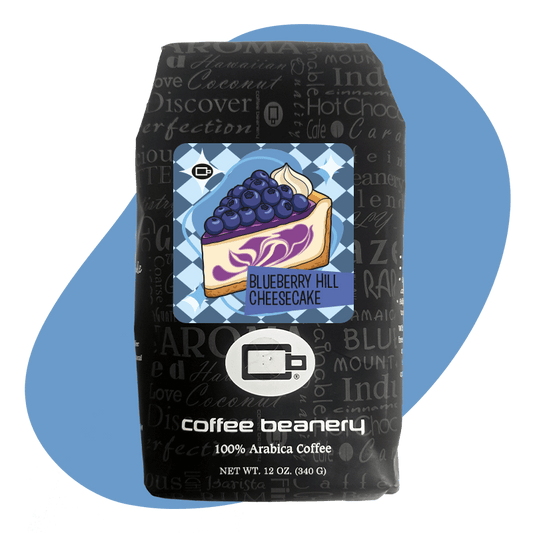 Coffee Beanery Exclusive 12oz / Regular / Automatic Drip Blueberry Cheesecake Flavored Coffee | September 2026