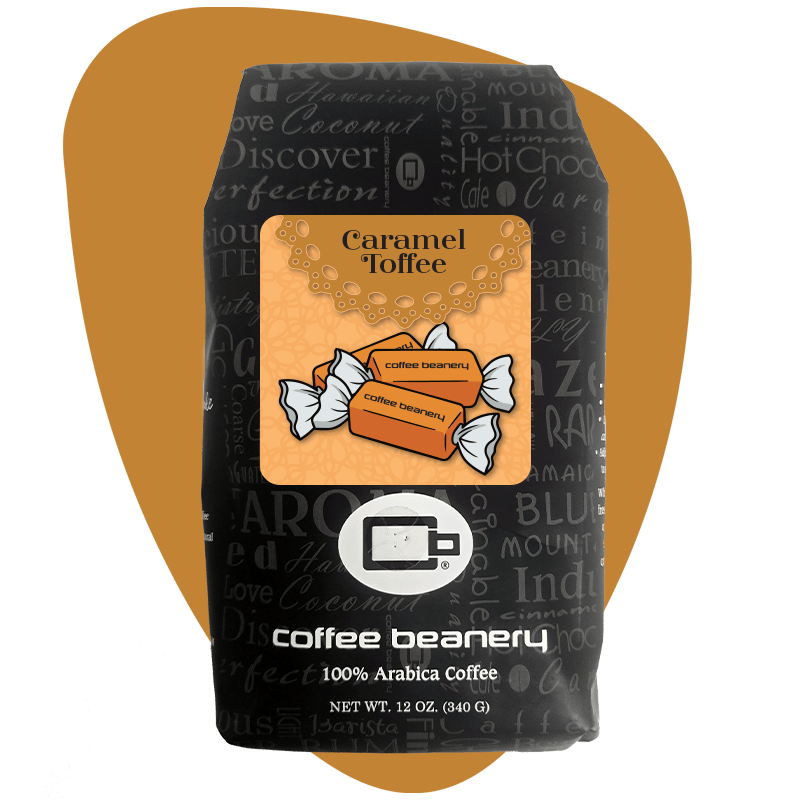 Coffee Beanery Exclusive 12oz / Regular / Automatic Drip Caramel Toffee Flavored Coffee | August 2026