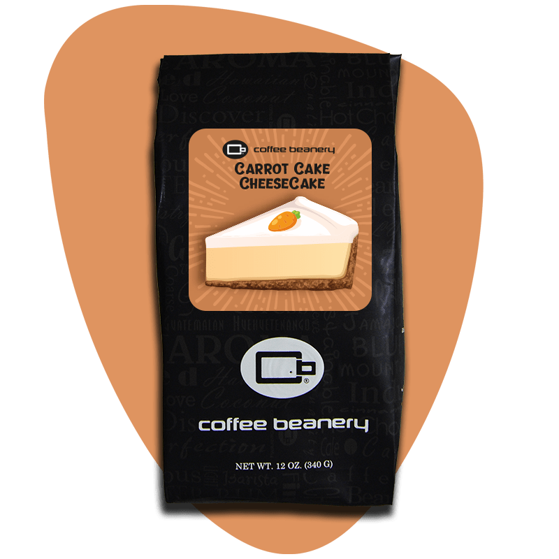Coffee Beanery Exclusive 12oz / Regular / Automatic Drip Carrot Cake Cheesecake Flavored Coffee | November 2023