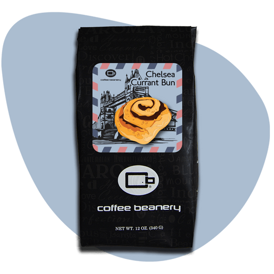 Coffee Beanery Exclusive 12oz / Regular / Automatic Drip Chelsea Currant Bun Flavored Coffee | July 2025