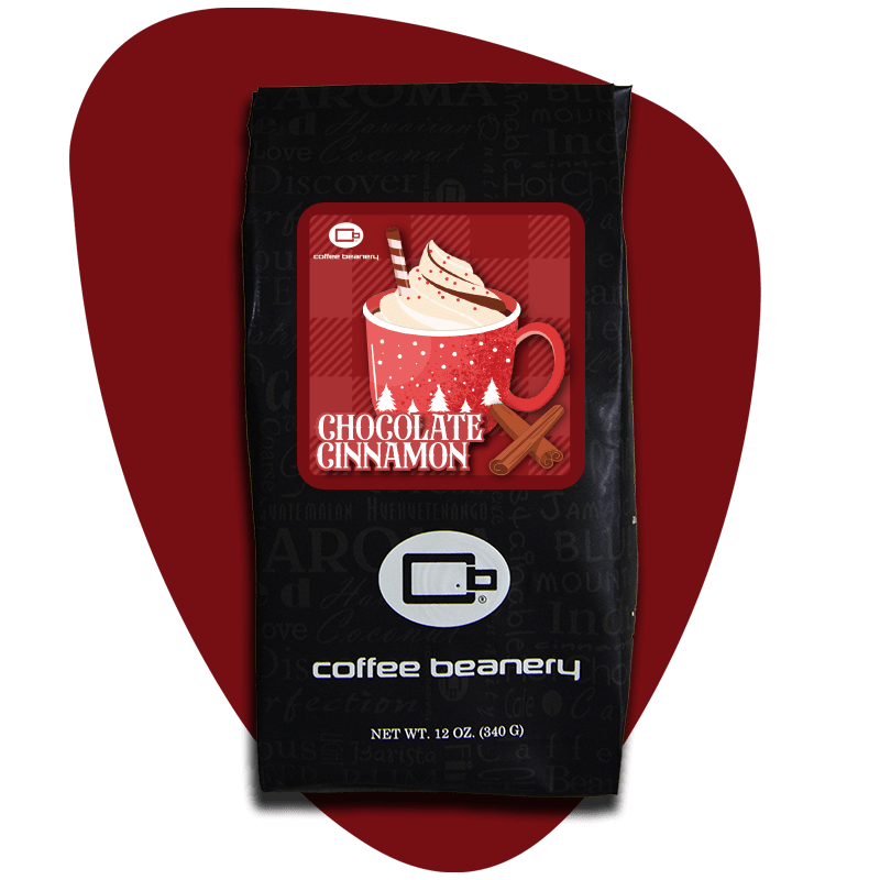 Coffee Beanery Exclusive 12oz / Regular / Automatic Drip Chocolate Cinnamon Cocoa Flavored Coffee | January 2024
