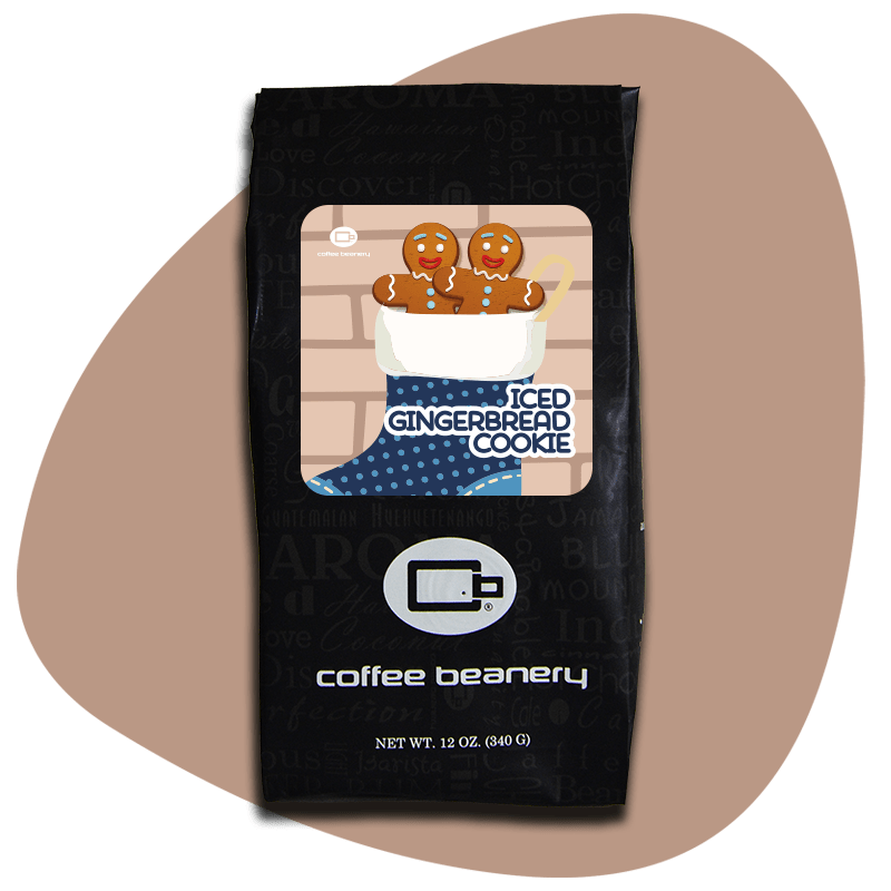 Coffee Beanery Exclusive 12oz / Regular / Automatic Drip Iced Gingerbread Cookie Flavored Coffee | December 2023