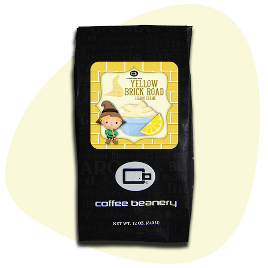 Coffee Beanery Exclusive 12oz / Regular / Automatic Drip Lemon Curd "Yellow Brick Road" Flavored Coffee | April 2024