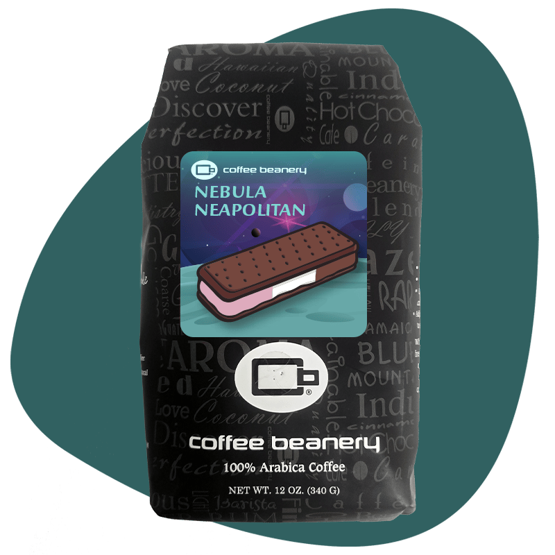 Coffee Beanery Exclusive 12oz / Regular / Automatic Drip Nebula Neapolitan Flavored Coffee Flavored Coffee | June 2026