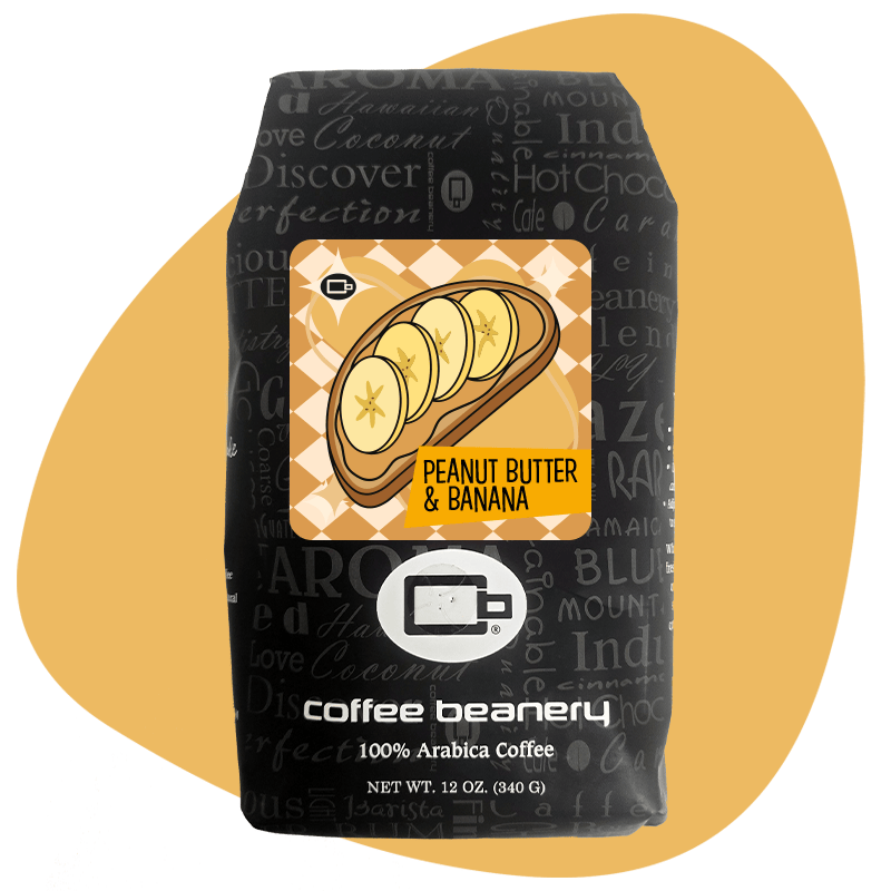 Coffee Beanery Exclusive 12oz / Regular / Automatic Drip Peanut Butter and Banana Flavored Coffee | September 2026