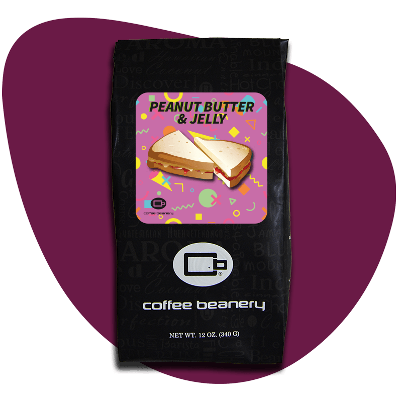 Coffee Beanery Exclusive 12oz / Regular / Automatic Drip Peanut Butter and Jelly Flavored Coffee | September 2023