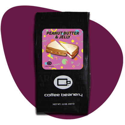 Coffee Beanery Exclusive 12oz / Regular / Automatic Drip Peanut Butter and Jelly Flavored Coffee | September 2023