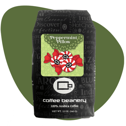 Coffee Beanery Exclusive 12oz / Regular / Automatic Drip Peppermint Pillow Flavored Coffee | August 2026