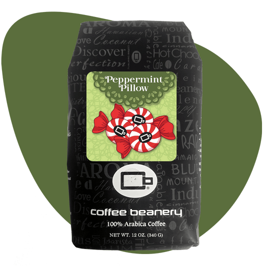Coffee Beanery Exclusive 12oz / Regular / Automatic Drip Peppermint Pillow Flavored Coffee | August 2026