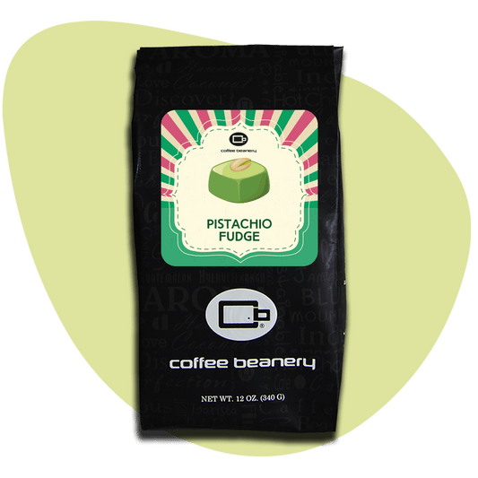 Coffee Beanery Exclusive 12oz / Regular / Automatic Drip Pistachio Fudge Flavored Coffee | June 2025