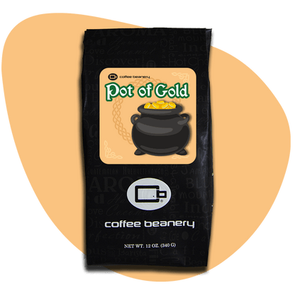 Coffee Beanery Exclusive 12oz / Regular / Automatic Drip Pot O’ Gold Flavored Coffee | March 2024