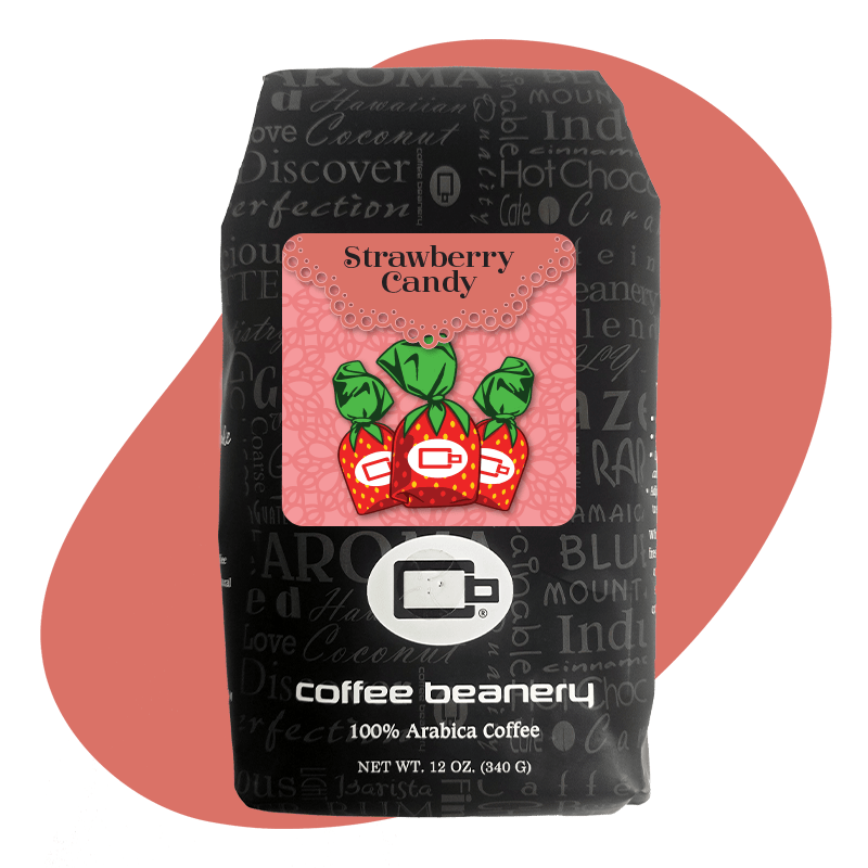 Coffee Beanery Exclusive 12oz / Regular / Automatic Drip Strawberry Candy Flavored Coffee | August 2026