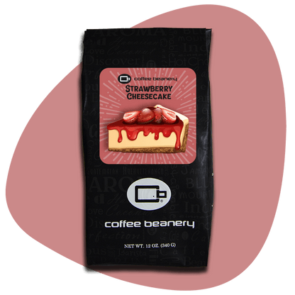 Coffee Beanery Exclusive 12oz / Regular / Automatic Drip Strawberry Cheesecake Flavored Coffee | November 2023 Exclusive