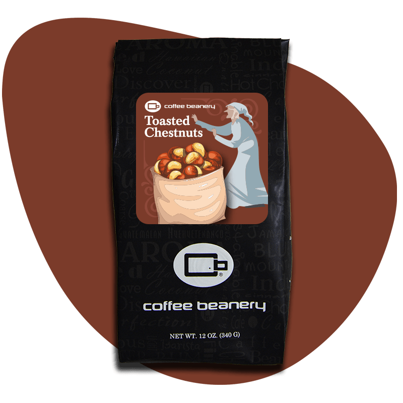 Coffee Beanery Exclusive 12oz / Regular / Automatic Drip Toasted Chestnut Flavored Coffee | December 2025
