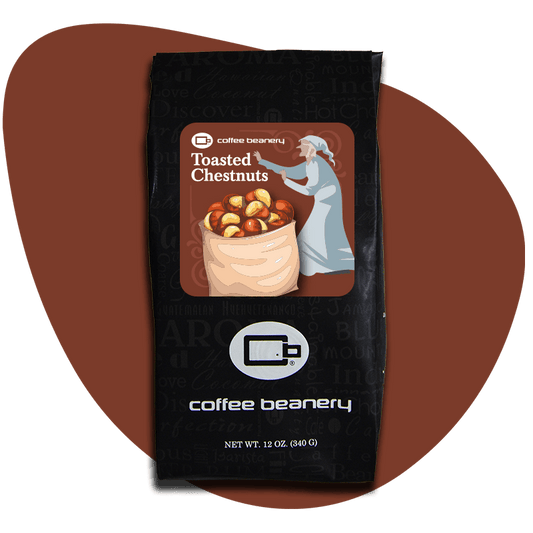 Coffee Beanery Exclusive 12oz / Regular / Automatic Drip Toasted Chestnut Flavored Coffee | December 2025