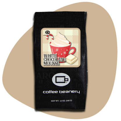 Coffee Beanery Exclusive 12oz / Regular / Automatic Drip White Chocolate Mousse Cocoa Flavored Coffee | January 2024