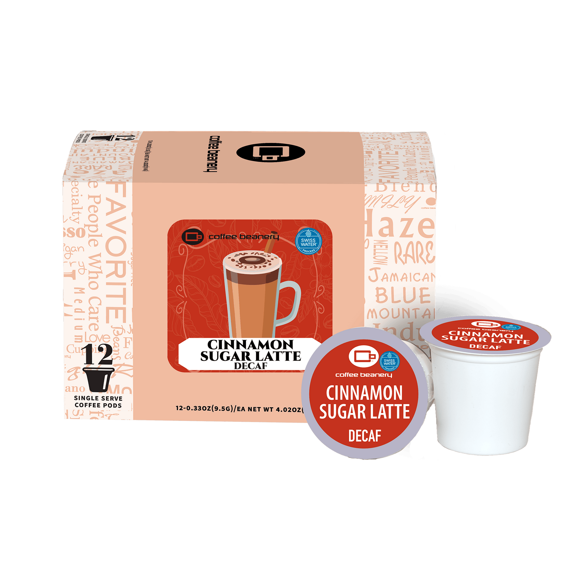 Coffee Beanery Exclusive Decaf Cinnamon Sugar Latte Flavored Coffee Pods | January 2026