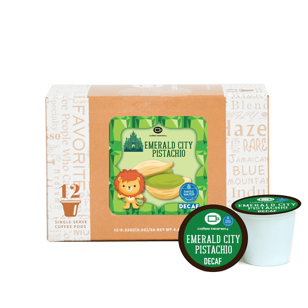 Coffee Beanery Exclusive Decaf Emerald City Pistachio Flavored Coffee Pods | April 2024