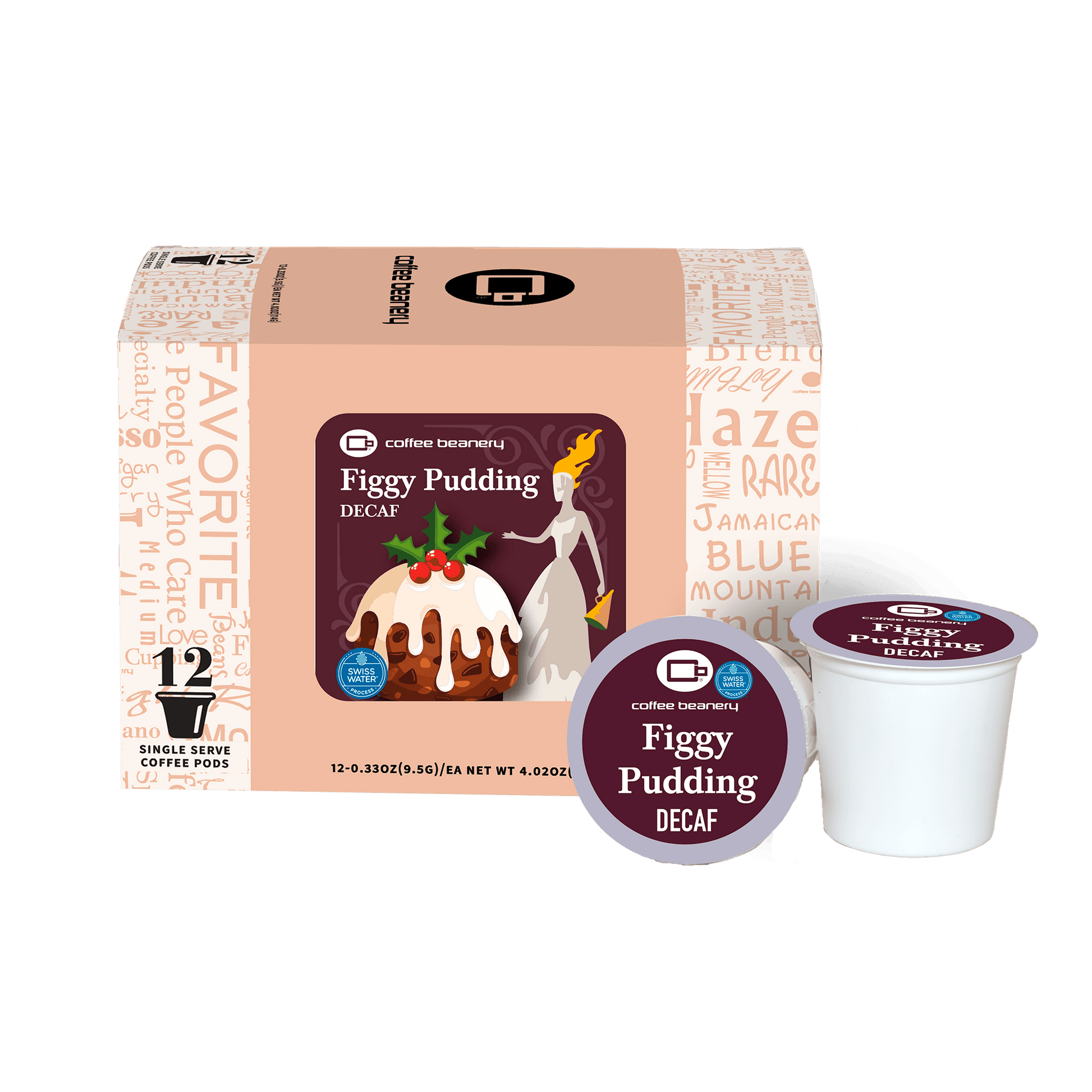Coffee Beanery Exclusive Decaf Figgy Pudding Flavored Coffee Pods | December 2025