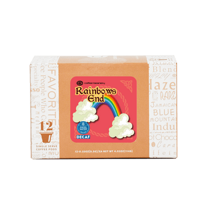 Coffee Beanery Exclusive Decaf Rainbows End Flavored Coffee Pods | March 2024