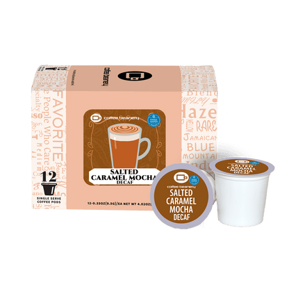 Coffee Beanery Exclusive Decaf Salted Caramel Mocha Flavored Coffee Pods | January 2026