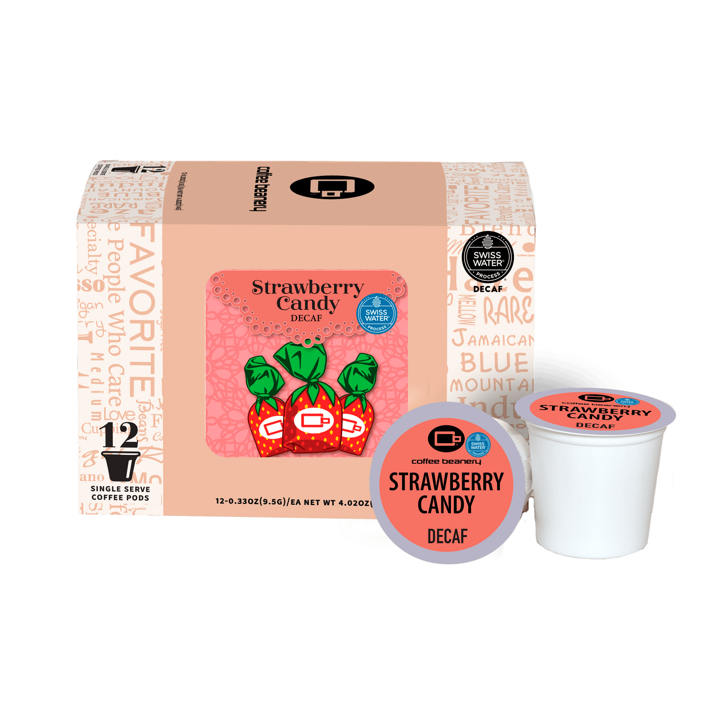 Coffee Beanery Exclusive Decaf Strawberry Candy Flavored Coffee Pods | August 2026