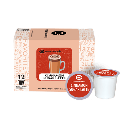 Coffee Beanery Exclusive Regular Cinnamon Sugar Latte Flavored Coffee Pods | January 2026